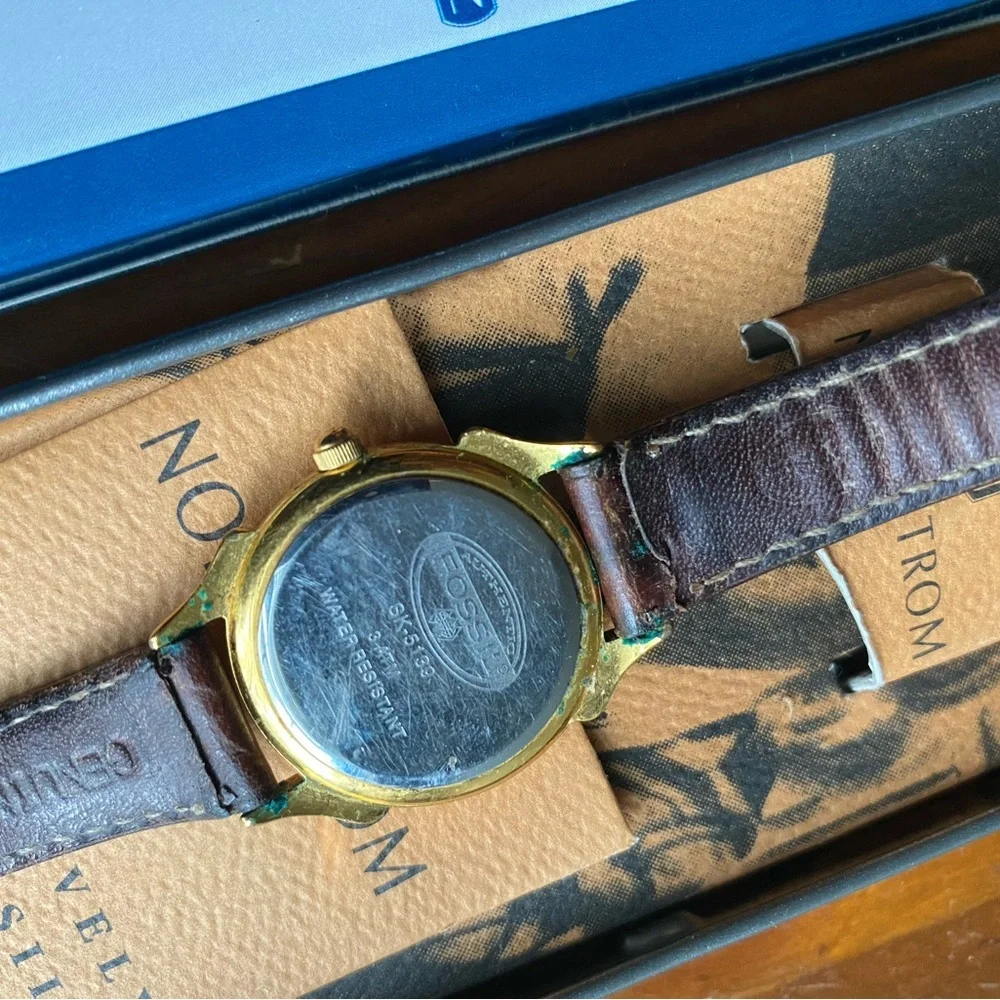 1995 SKELETON FOSSIL WATCH SK-5139